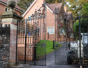 A beautiful pair of 19th century gates brought back to life