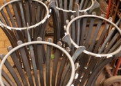 Solid steel braziers - by Ironart of Bath
