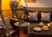 The Abbey Hotel Bath - bespoke cake stands. Photography by Jamie Curtis of Bloom studios