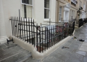 Restoration of the historic gate and railings at Rivers Street, Bath