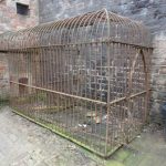 Wrought iron Dog cage, Tyntesfield House, Somerset